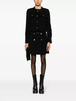 Жакет с декором Medusa Versace, черный