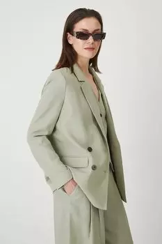 Жакет с добавлением льна Medicine, зеленый