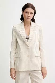 Жакет с добавлением льна Sisley, бежевый