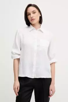 Жакет с добавлением льна United Colors Of Benetton, бежевый