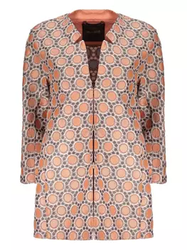 Жакет с геометрическим узором Moorer, серый