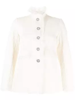 Жакет с кружевной отделкой SHIATZY CHEN, белый