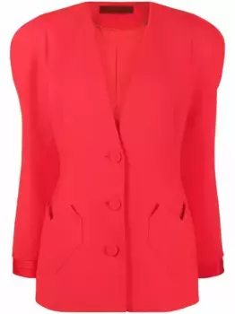 Жакет с объемными рукавами Ulyana Sergeenko, красный