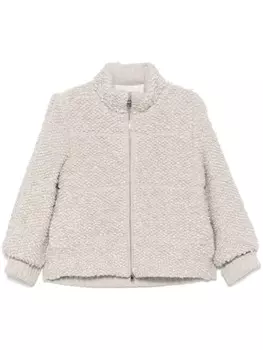 Жакет с пайетками D.Exterior, нейтральный цвет