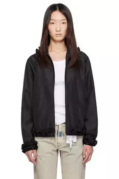 Жакет с плиссированной лентой Coperni, черный