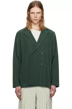 Жакет с плиссировкой 1 Homme Pliss Issey Miyake, цвет evergreen
