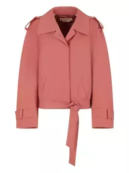 Жакет с поясом Marni, розовый