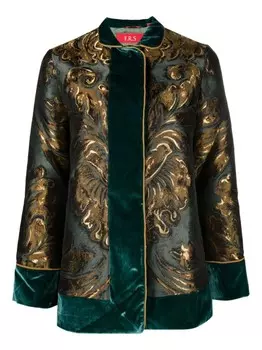 Жакет с узором F.R.S For Restless Sleepers, зеленый