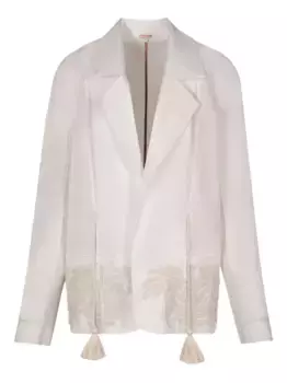 Жакет с вышивкой Johanna Ortiz, нейтральный