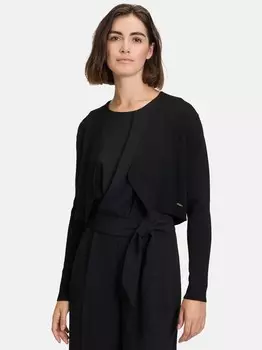 Жакет тонкой вязки Betty & Co, черный