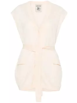 Жакет тонкой вязки Semicouture, нейтральный