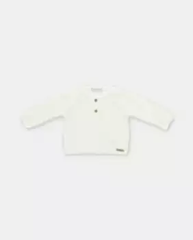 Жакет-трико с ажурными деталями цвета экрю Martn Aranda, цвет Natural