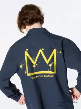 Жакет ut graphic coach жан-мишель баския Uniqlo, синий