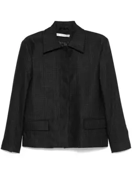 Жакет в клетку REMAIN, черный