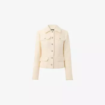 Жакет Whistles Lucie Boucle, бежевый