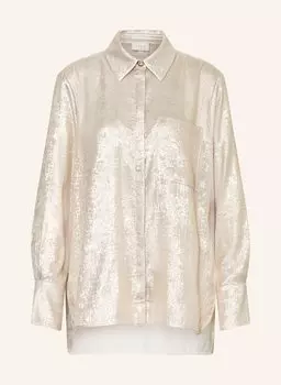 Жаккардовая блузка Cathin с блестящей пряжей Dante6, бежевый