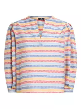 Жаккардовая блузка в полоску ETRO
