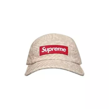 Жаккардовая джинсовая кепка Supreme Circles, Коричневая