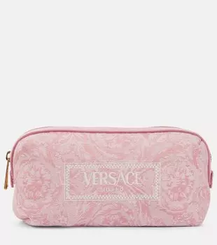 Жаккардовая косметичка Barocco Versace, розовый
