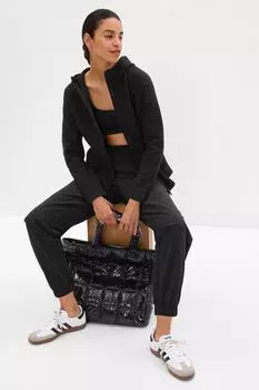 Жаккардовая куртка на молнии Gap, черный