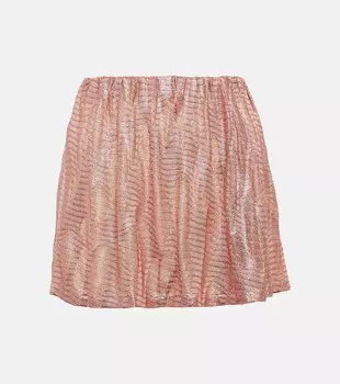 Жаккардовая мини-юбка Missoni, розовый
