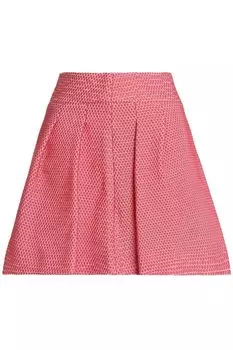 Жаккардовая мини-юбка REDVALENTINO, розовый