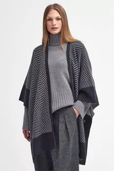 Жаккардовая накидка Roslin Barbour, серый