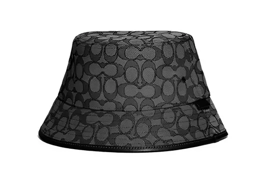 Жаккардовая панама COACH, черный