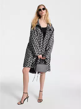 Жаккардовая парка большого размера с логотипом Mk2000 Michael Kors, черный
