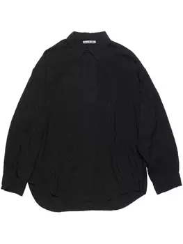 Жаккардовая рубашка Acne Studios, черный