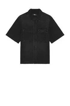 Жаккардовая рубашка-бандана Camp Amiri, цвет Vintage Black