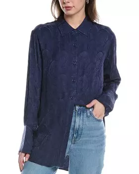 Жаккардовая рубашка Chaser, синий