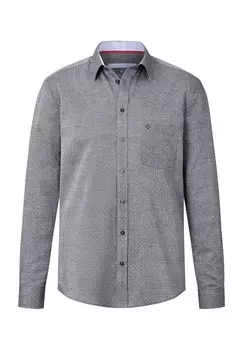 Жаккардовая рубашка EARL GEORGE Charles Colby, темно-серый
