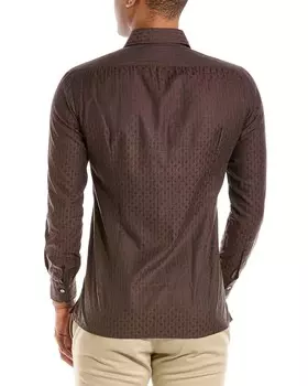 Жаккардовая рубашка Kiton, черный