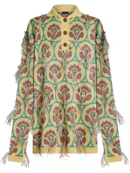 Жаккардовая рубашка поло ETRO, желтый
