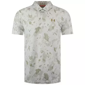 Жаккардовая рубашка-поло under armour с камуфляжным принтом «исчезновение» Under Armour, хаки