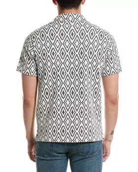 Жаккардовая рубашка «Правда» Truth, белый