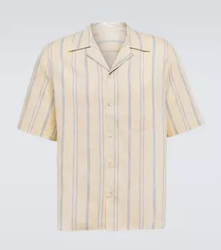 Жаккардовая рубашка с цветочным принтом Commas, бежевый