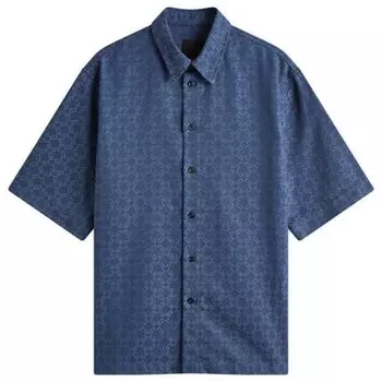 Жаккардовая рубашка с монограммой Givenchy, серый