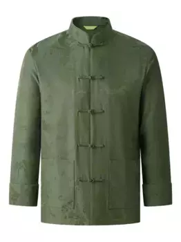 Жаккардовая рубашка Shanghai Tang, зеленый