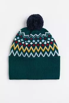 Жаккардовая шапка с помпоном H&amp;M