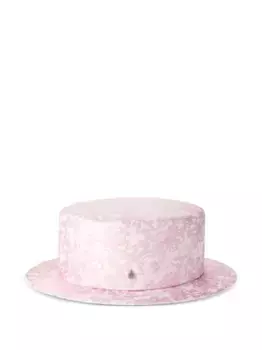 Жаккардовая шляпа Maison Michel, розовый
