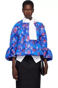 Жаккардовая стёганая куртка Comme Des Garons, мультиколор