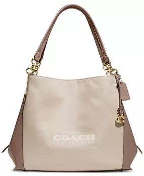 Жаккардовая сумка через плечо Badge Dalton 31 — эксклюзивно для Macy's COACH