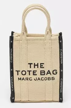 Жаккардовая сумка Phone Marc Jacobs, бежевый