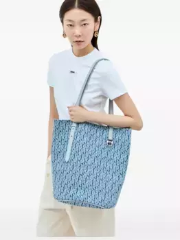 Жаккардовая сумка-тоут Rabanne, синий