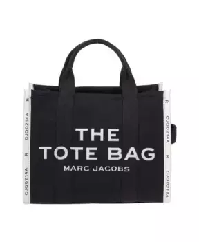 Жаккардовая сумка тоут среднего размера Marc Jacobs, черный