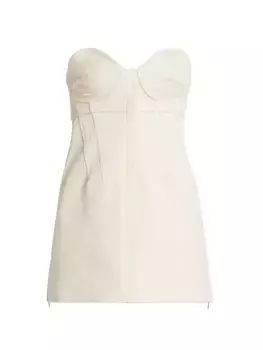 Жаккардовое бюстье из хлопковой шерсти Proenza Schouler, цвет canvas