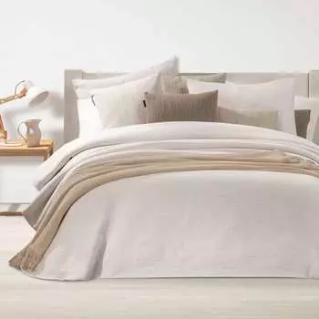 Жаккардовое хлопковое одеяло Manterol, бежевый