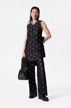 Жаккардовое мини-платье & Other Stories, черный